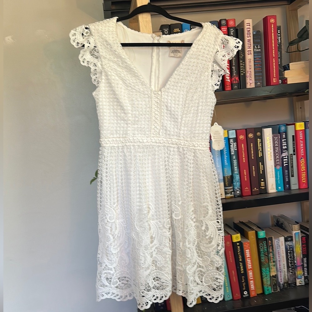 White mini dress. Altar’d State